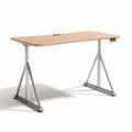 Scrivania in legno con struttura in metallo 120 x 60 x 75cm per ufficio