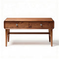 Tavolino in legno di noce con cassetti dimensioni 120 x 60 x 45cm